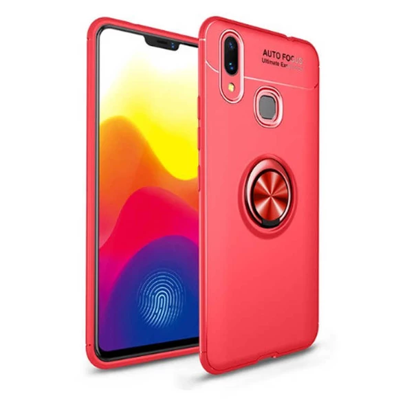 Huawei Y7 Prime 2019 Kılıf Yüzüklü Magnetli Ravel Case - 3
