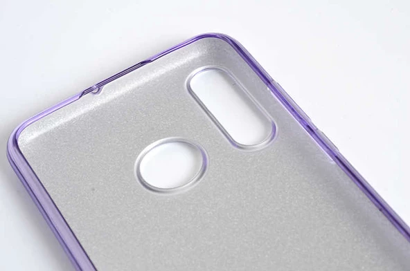 Huawei P30 Lite Kılıf Simli Parlak Shining Kapak - Resim 3