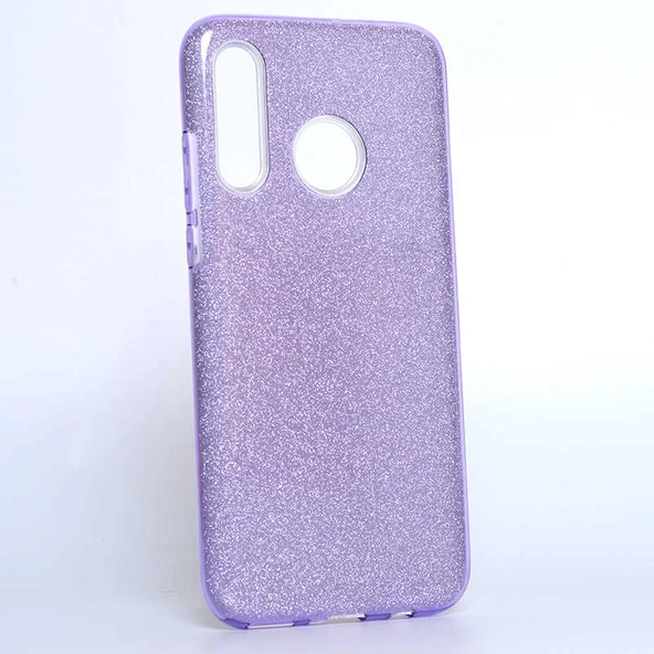 Huawei P30 Lite Kılıf Simli Parlak Shining Kapak - Resim 10