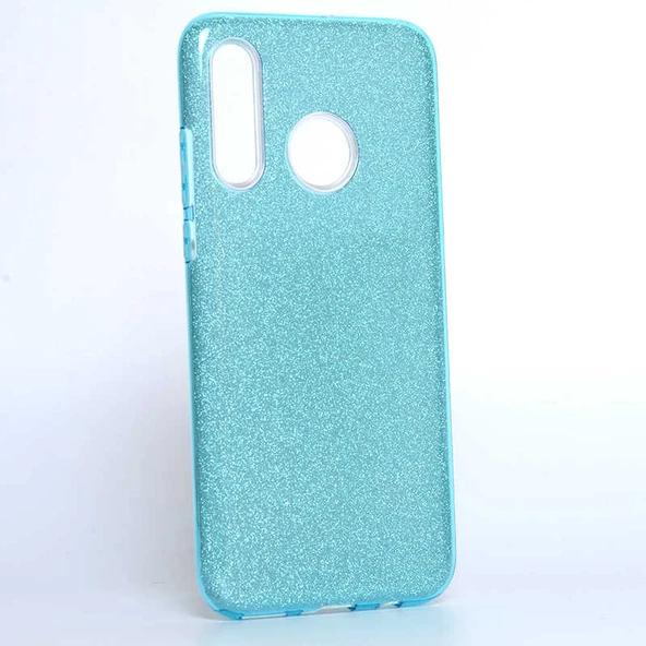 Huawei P30 Lite Kılıf Simli Parlak Shining Kapak - Resim 9