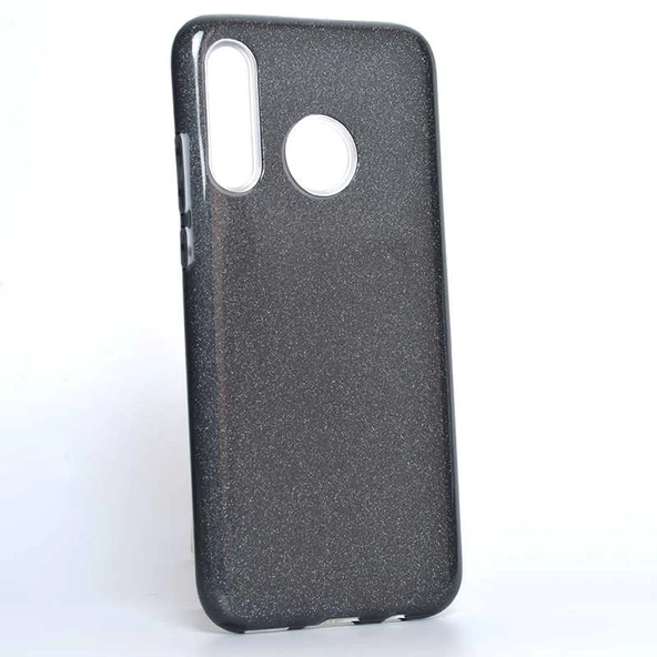 Huawei P30 Lite Kılıf Simli Parlak Shining Kapak - Resim 5