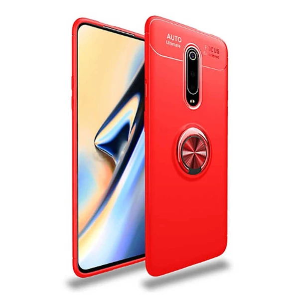 Xiaomi Mi 9T Kılıf Yüzüklü Magnetli Ravel Case