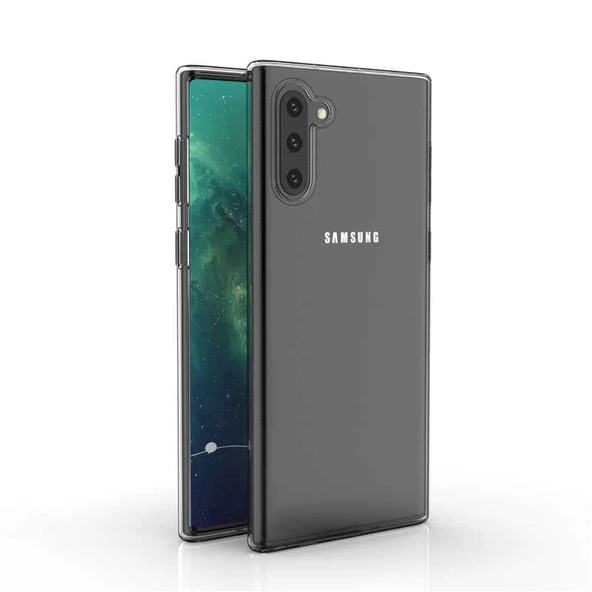 Samsung Galaxy Note 10 Kılıf Şeffaf Silikon Hibrit Case