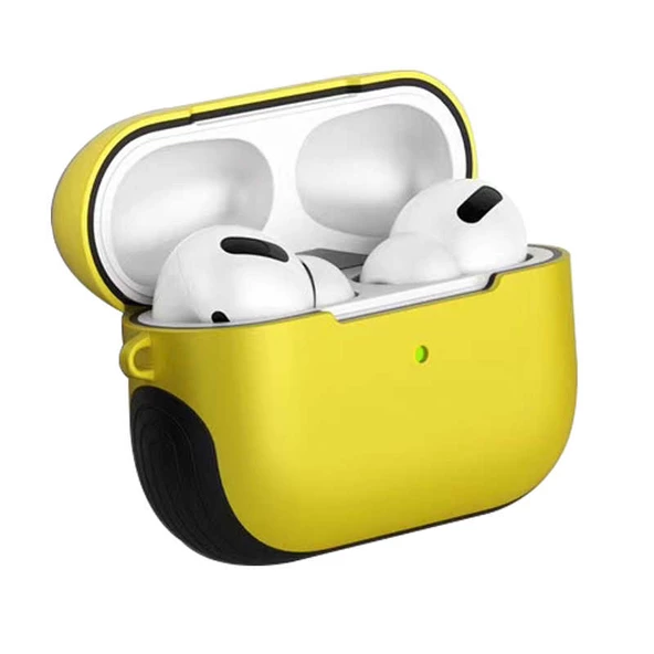 Apple Airpods Pro Uyumlu Kılıf Shockproof Silikon Renkli Uyumlu Kılıf