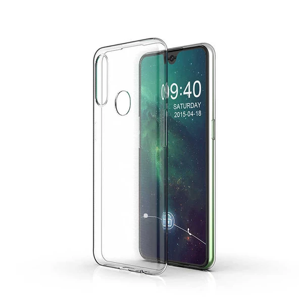 Oppo A31 Kılıf Şeffaf Silikon Hibrit Case - 8