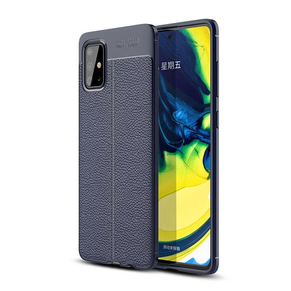 Samsung Galaxy M31S Kılıf Deri Tarzı Niss Silikon Case