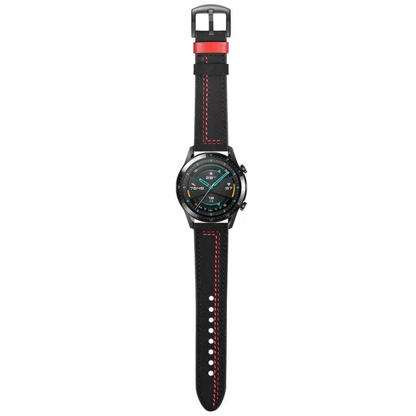 Huawei Honor Magic Watch 2 42mm Kordon Nubuk Deri Kordon - 8