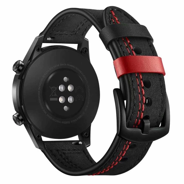 Huawei Honor Magic Watch 2 42mm Kordon Nubuk Deri Kordon - 7