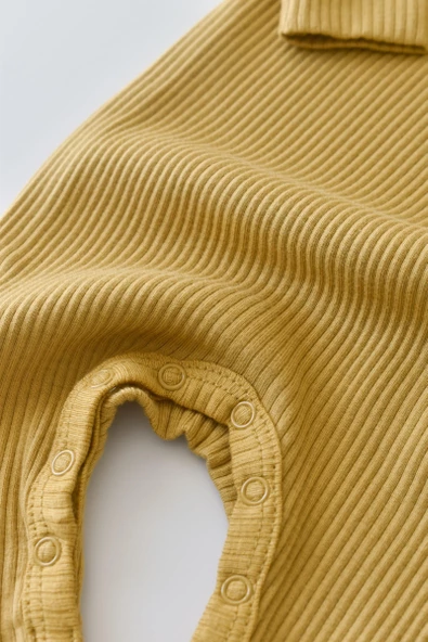 Bebek Uzun Kollu Tulum, %50 Modal Kumaş - %50 Organik Pamuk, Bebek ve Yenidoğan Serisi - CSYM11413 - 3