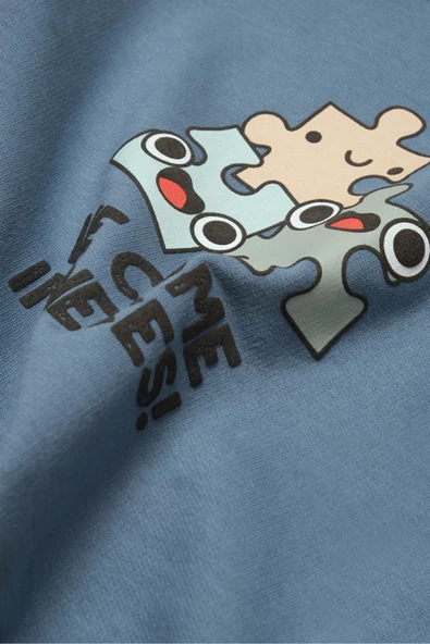 Bebek Uzun Kollu Tişört ve Pantolon Takımı, %100 Organik Pamuk, Bebek ve Yenidoğan Serisi - CSY8025 - 4