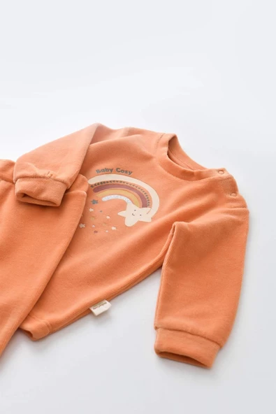 Bebek Star Kadife Pantolon & Uzun Kollu Gömlek Takım, Bebek ve Yenidoğan Serisi - CSYK6008 - 3