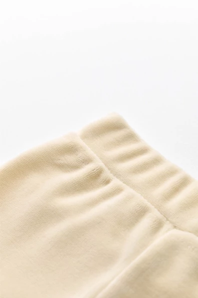 Bebek 3 Parça Kaplumbağa Kadife Yelek Takım, %80 Organik Pamuk & %20 Polyester, Bebek ve Yenidoğan Serisi - CSYK6023 - 6