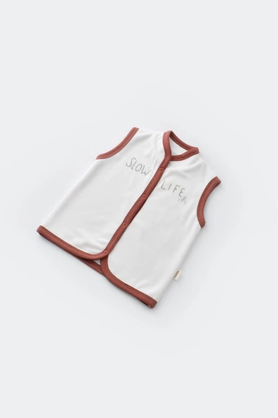 Bebek 3 Parça Kaplumbağa Kadife Yelek Takım, Bebek Ve Yenidoğan Serisi - Csyk6026 - 5