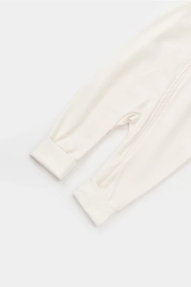 Bebek Fermuarlı Tulum, %100 Organik Pamuk, Bebek ve Yenidoğan Serisi - CSY3041 - 6