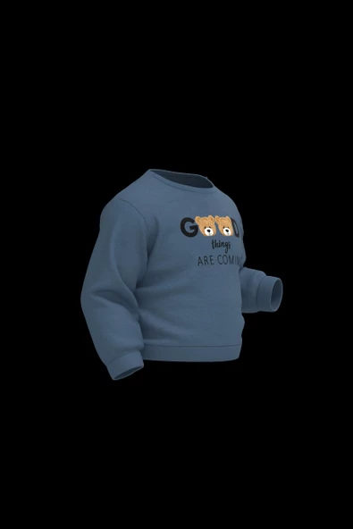 Bebek Uzun Kollu Tişört, %100 Organik Pamuk, Bebek ve Yenidoğan Serisi - CSY8013 - 3