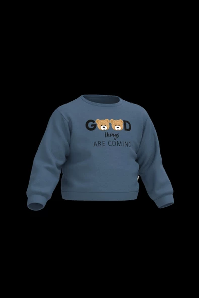 Bebek Uzun Kollu Tişört, %100 Organik Pamuk, Bebek ve Yenidoğan Serisi - CSY8013 - 2