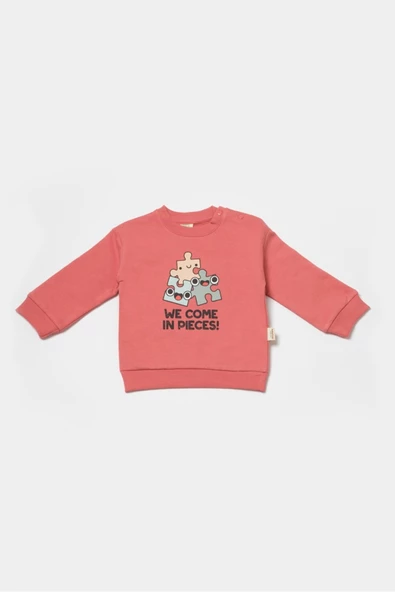 Bebek Uzun Kollu Tişört ve Pantolon Takımı, %100 Organik Pamuk, Bebek ve Yenidoğan Serisi - CSY8026 - 2