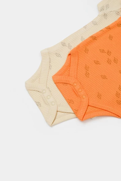 Bebek 2 Parça Kısa Kol Body, Bebek ve Yenidoğan Serisi - CSYM11217 - 6