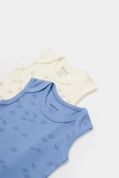 Bebek 2 Parça Kolsuz Body, Bebek ve Yenidoğan Serisi - CSYM11115 - 6