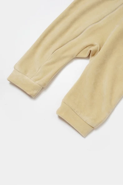 Bebek Fermuarlı Tulum, %80 Organik Pamuk, Bebek ve Yenidoğan Serisi - CSYK6052 - 4