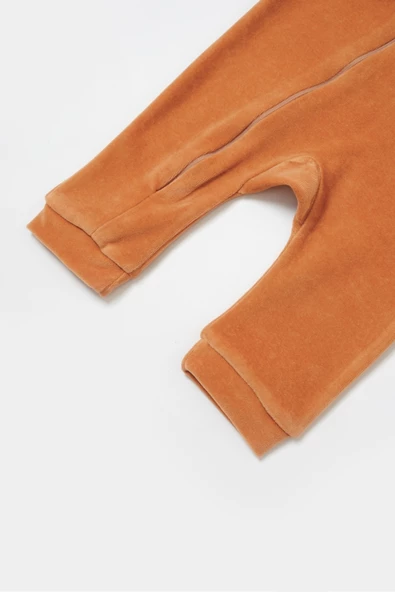 Bebek Fermuarlı Tulum, %80 Organik Pamuk, Bebek ve Yenidoğan Serisi - CSYK6054 - 4