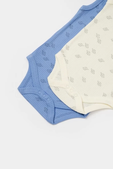 Bebek 2 Parça Kolsuz Body, Bebek ve Yenidoğan Serisi - CSYM11115 - 7