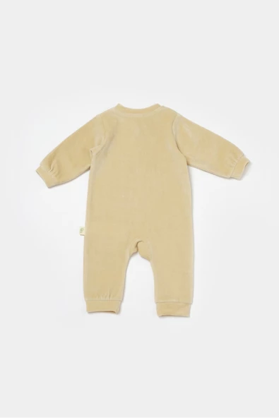 Bebek Fermuarlı Tulum, %80 Organik Pamuk, Bebek ve Yenidoğan Serisi - CSYK6052 - 2