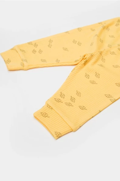 Bebek 3’lü Takım (Pantolon, Uzun Kol T-shirt, Şapka), Bebek ve Yenidoğan Serisi - CSYM25502 - 7