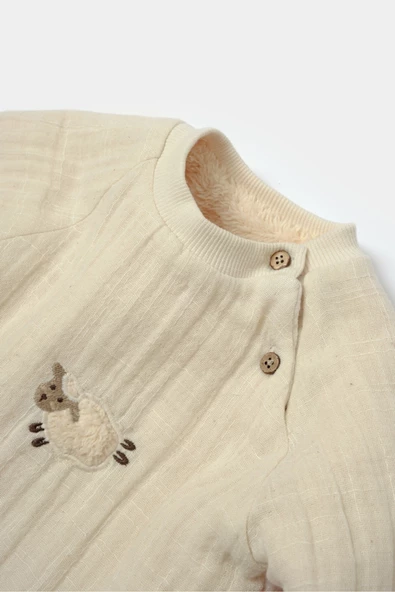 Bebek Uzun Kollu Tişört ve Pantolon Takım, %100 Pamuk, Bebek ve Yenidoğan Serisi - CSYM7021 - 3