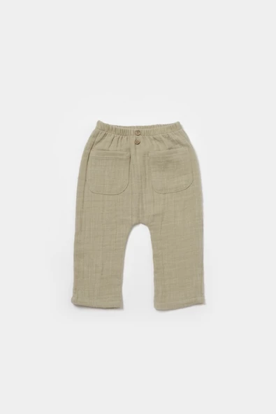 Bebek Uzun Kollu Tişört ve Pantolon Takım, %100 Pamuk, Bebek ve Yenidoğan Serisi - CSYM7025 - 6