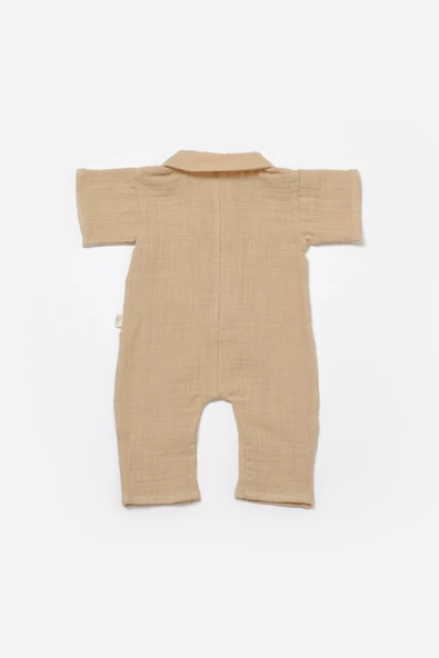 Bebek Kısa Kollu Tulum, %100 Pamuk, Bebek ve Yenidoğan Serisi - CSYM7041 - 3