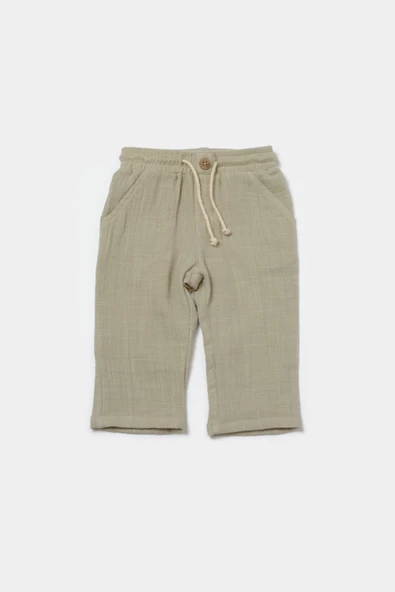 Bebek Kapüşonlu Ceket ve Pantolon Takımı, %100 Pamuk, Bebek ve Yenidoğan Serisi - CSYM7034 - 6