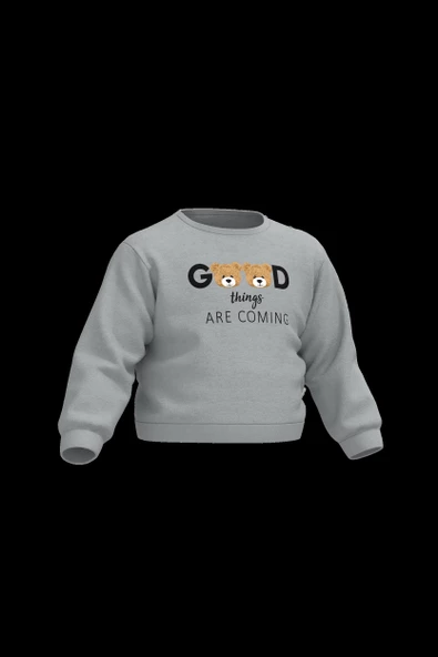 Bebek Uzun Kollu Tişört, %100 Organik Pamuk, Bebek ve Yenidoğan Serisi - CSY8012 - 2