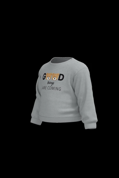 Bebek Uzun Kollu Tişört, %100 Organik Pamuk, Bebek ve Yenidoğan Serisi - CSY8012 - 4