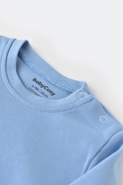 Bebek Pantolon ve Uzun Kollu Tişört Seti, %100 Organik Pamuk, Bebek ve Yenidoğan Serisi - CSY3031 - 2