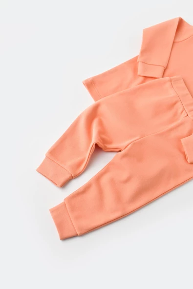 Bebek Pantolon ve Uzun Kollu Tişört Seti, %100 Organik Pamuk, Bebek ve Yenidoğan Serisi - CSY3032 - 3