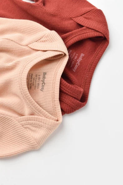 Bebek 2 Parça Uzun Kollu Body, %50 Modal Kumaş - %50 Organik Pamuk, Bebek ve Yenidoğan Serisi - 3