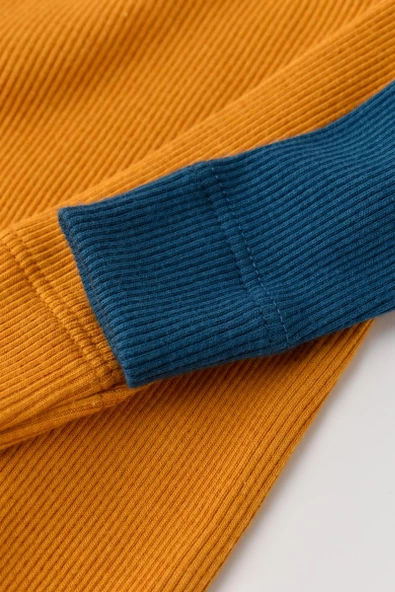 Bebek 2 Parça Uzun Kollu Body, %50 Modal Kumaş - %50 Organik Pamuk, Bebek ve Yenidoğan Serisi - CSYM11310 - 4