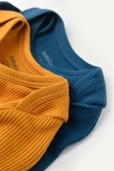 Bebek 2 Parça Uzun Kollu Body, %50 Modal Kumaş - %50 Organik Pamuk, Bebek ve Yenidoğan Serisi - CSYM11310 - 3