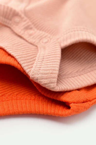 Bebek 2 Parça Kolsuz Body, %50 Modal Kumaş - %50 Organik Pamuk, Bebek ve Yenidoğan Serisi - CSYM11114 - 6