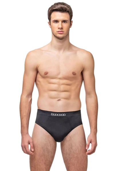 Elite Life 910 Erkek Dikişsiz Slip Külot Düz Renk - 4