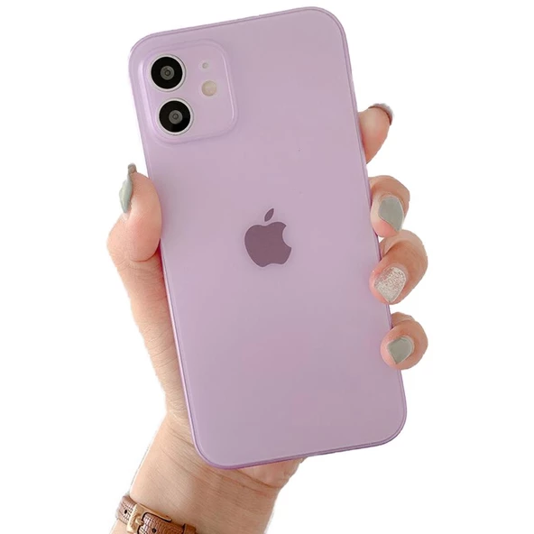 Apple iPhone 12 Mini Kılıf Ultra İnce Hayalet Sert Kapak - 11