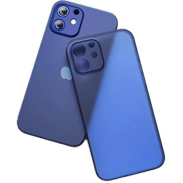 Apple iPhone 12 Mini Kılıf Ultra İnce Hayalet Sert Kapak