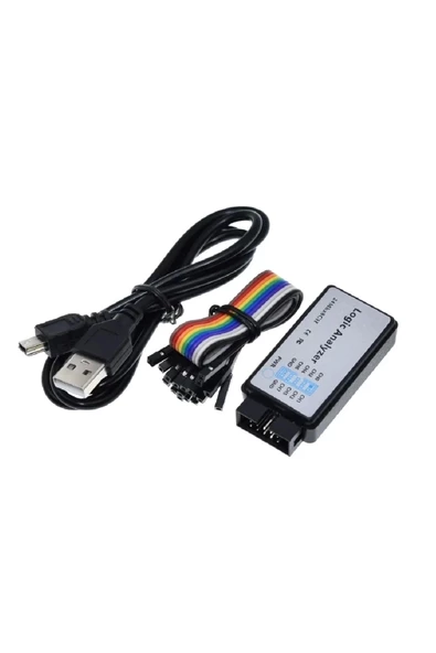 Usb Lojik Analizör 24 mhz 8 Kanal - Spı I2c Uart Can Dmx512 Profesyonel Data Inceleme Debug Aracı - Resim 2