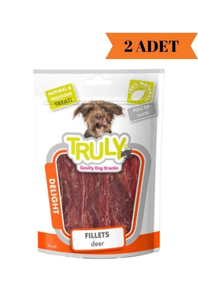 Truly Delight Geyikli ve Ördekli Yumuşak Köpek Ödül Maması 90 Gr x 2 Adet