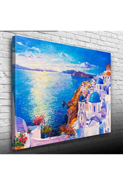 Santorini Canvas Tablo (50x70) ürün görseli 1