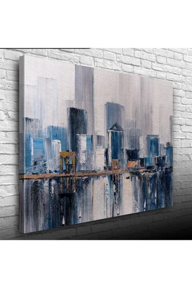 Sisli Şehir Canvas Tablo (50x70) ürün görseli 1