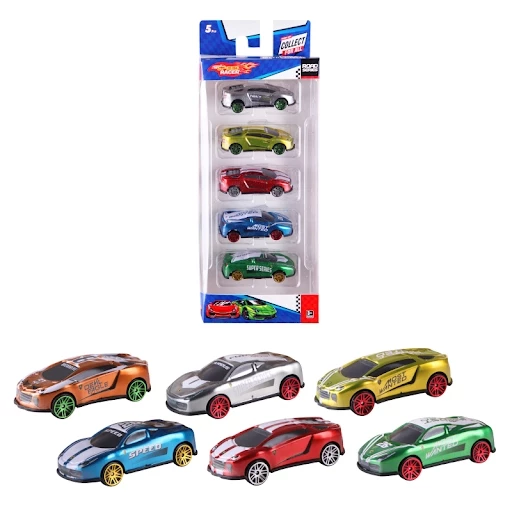 Toysan 26 5'li Speed Racer Metal Araba Oyuncak - 3