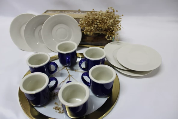 Türk Kahvesi, Espresso, Hediyelik 6 Lı Kahve Fincanı- Doğum Günü, Sevgililer Günü Hediyesi - 3
