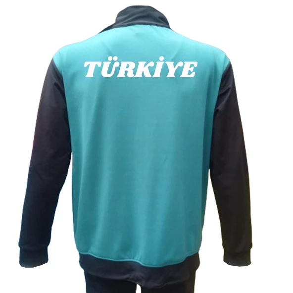 Srt Seromoni Dalgıç Eşofman Takımı Siyah-Turkuaz - 3
